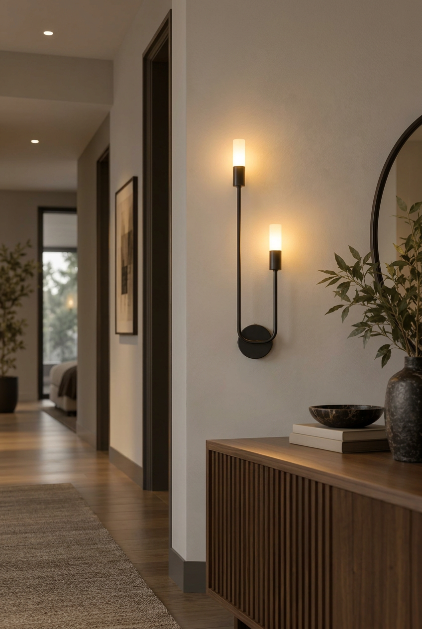 Applique murale LED cuivre