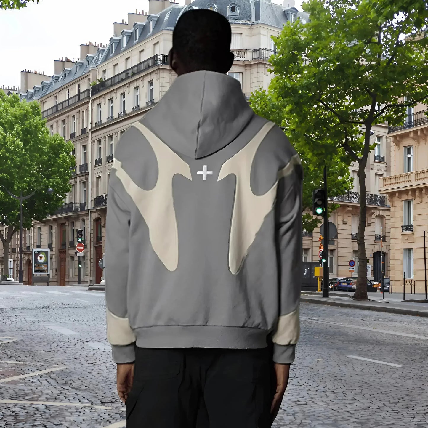 Sweat à Capuche Design Abstrait – Hoodie Unisexe Polyvalent, Stylé et Confortable
