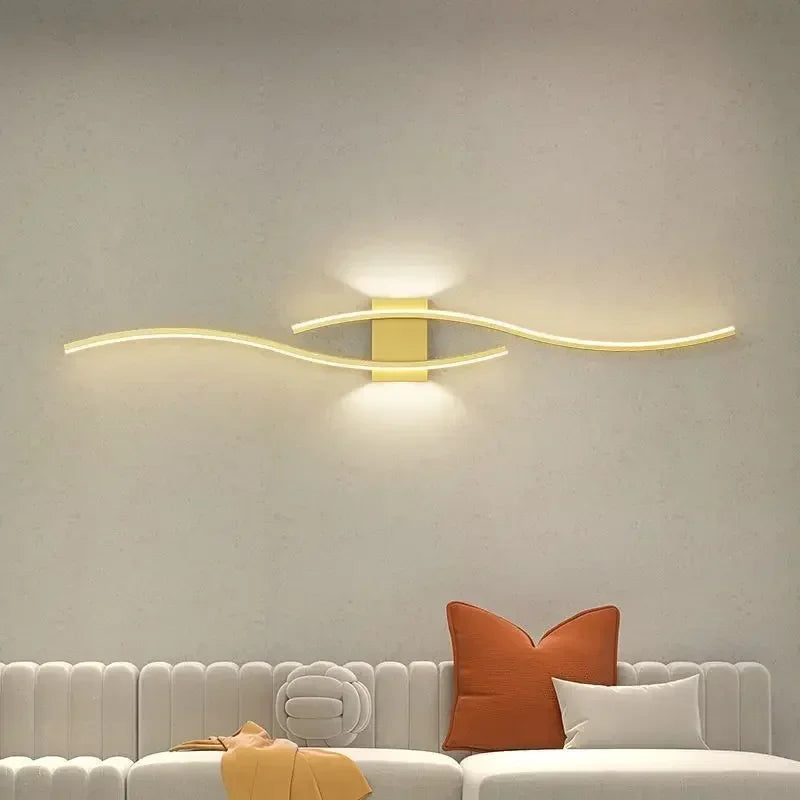 Applique murale aluminium tactile