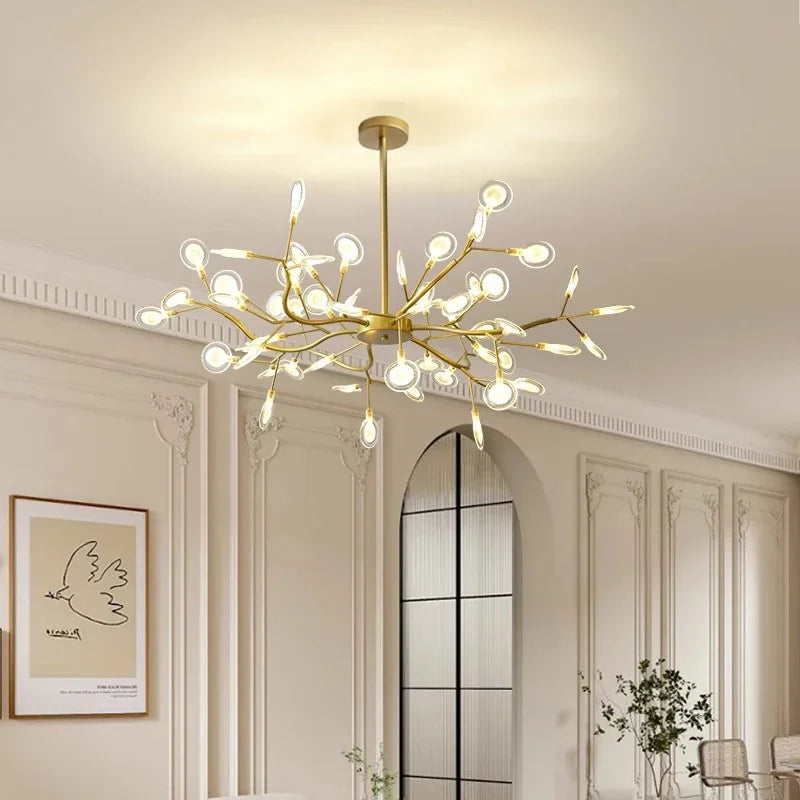 Suspension luminaire branches