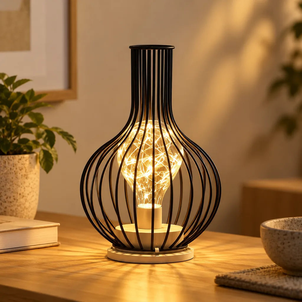 Lampe bouteille vin décorative