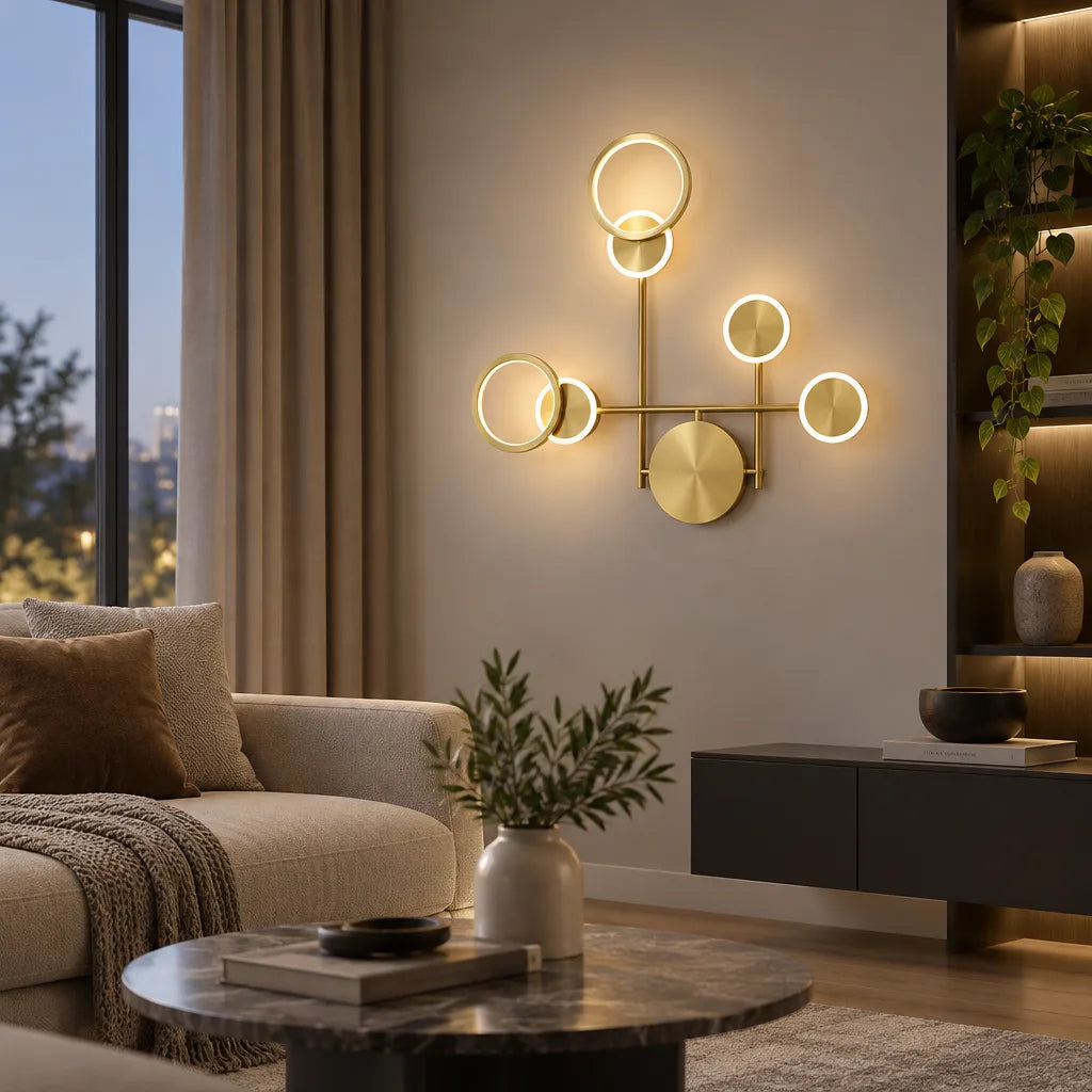 Applique murale LED BLEU