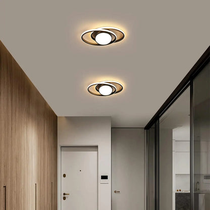Plafonnier LED aluminium blanc