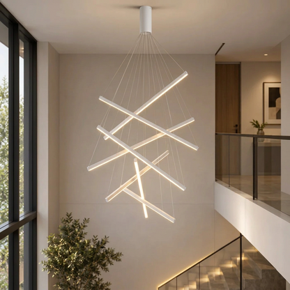 Suspension luminaire aluminium LED