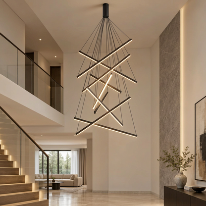 Suspension luminaire aluminium LED