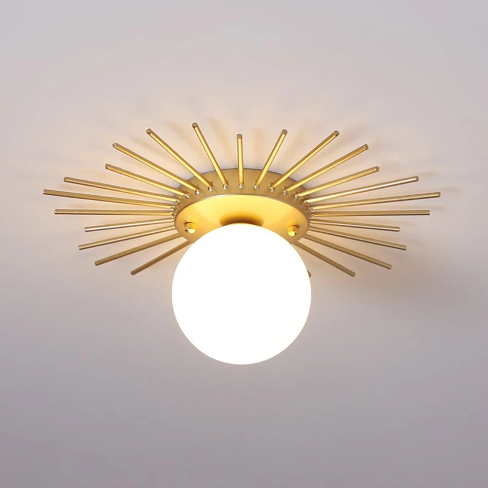 Plafonnier LED moderne fer