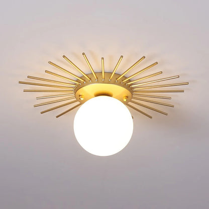 Plafonnier LED moderne fer