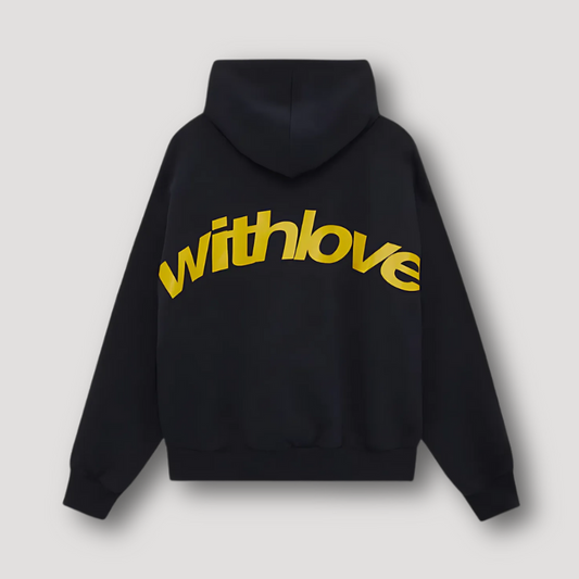 Sweat WithLove – Hoodie Unisexe Confortable et Plein de Charme
