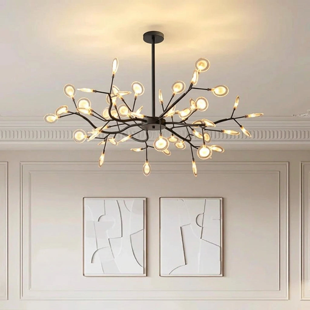 Suspension luminaire branches