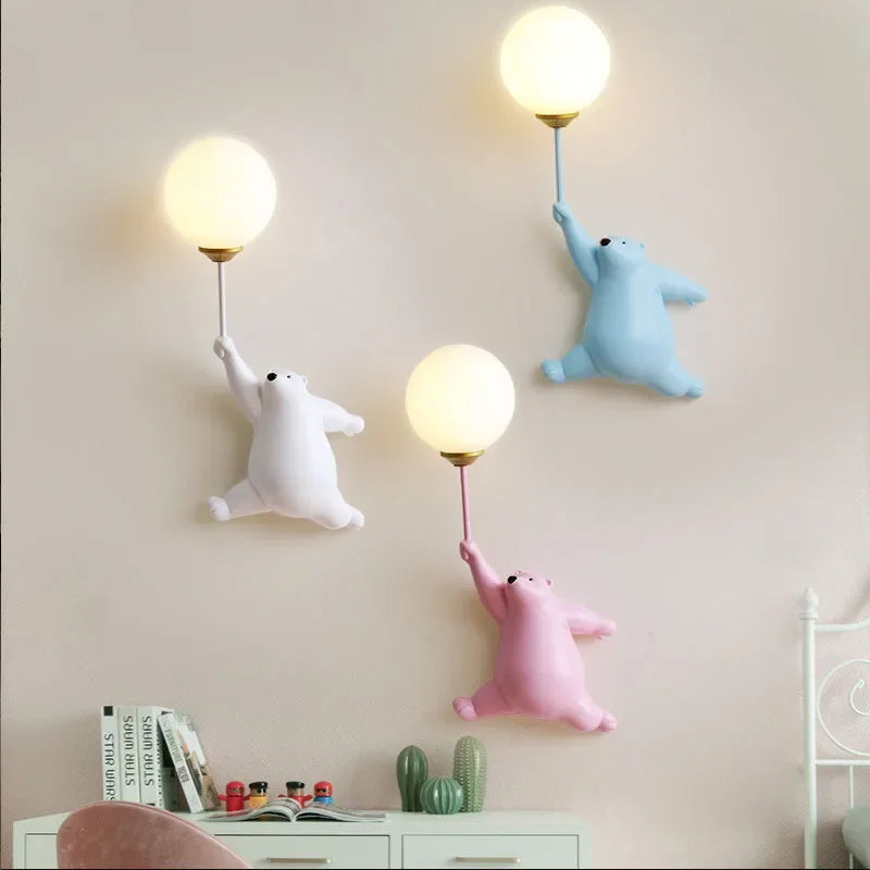 Applique murale enfant ours