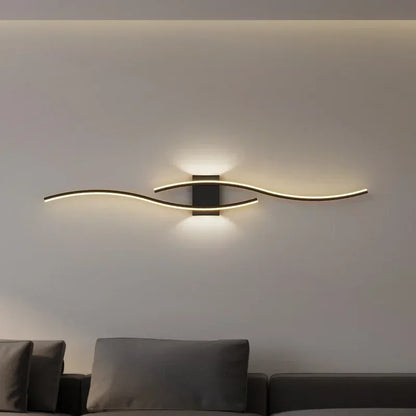 Applique murale aluminium tactile