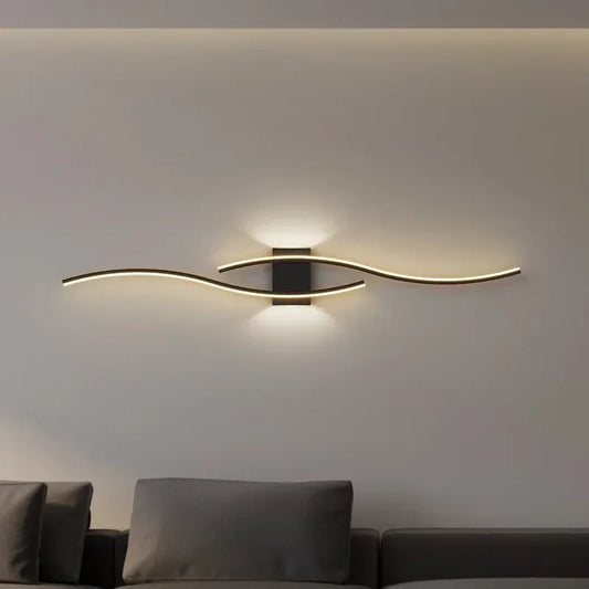 Applique murale aluminium tactile