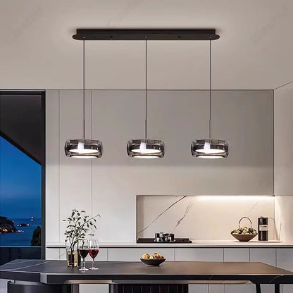 Suspension luminaire 3 têtes