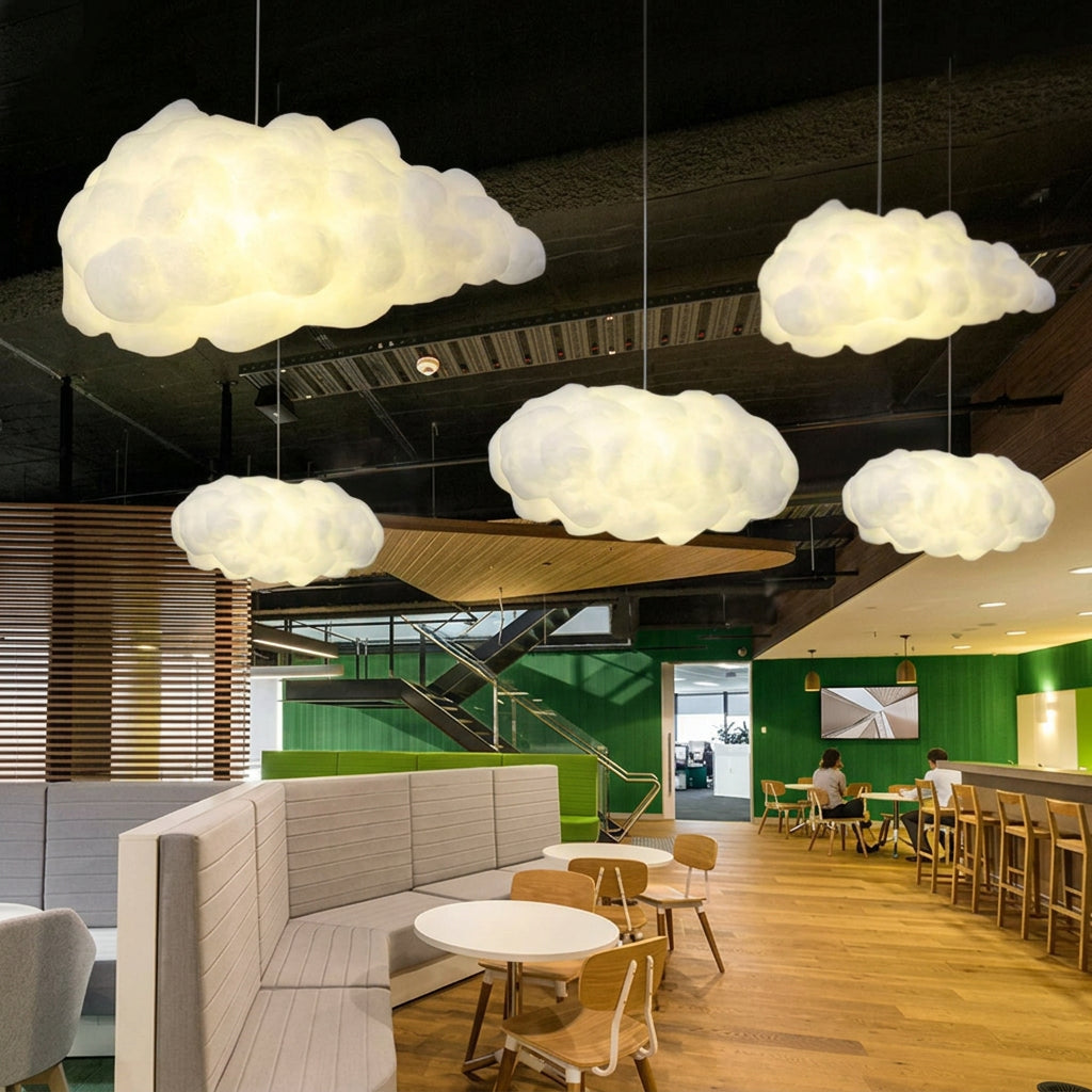Suspension luminaire nuage