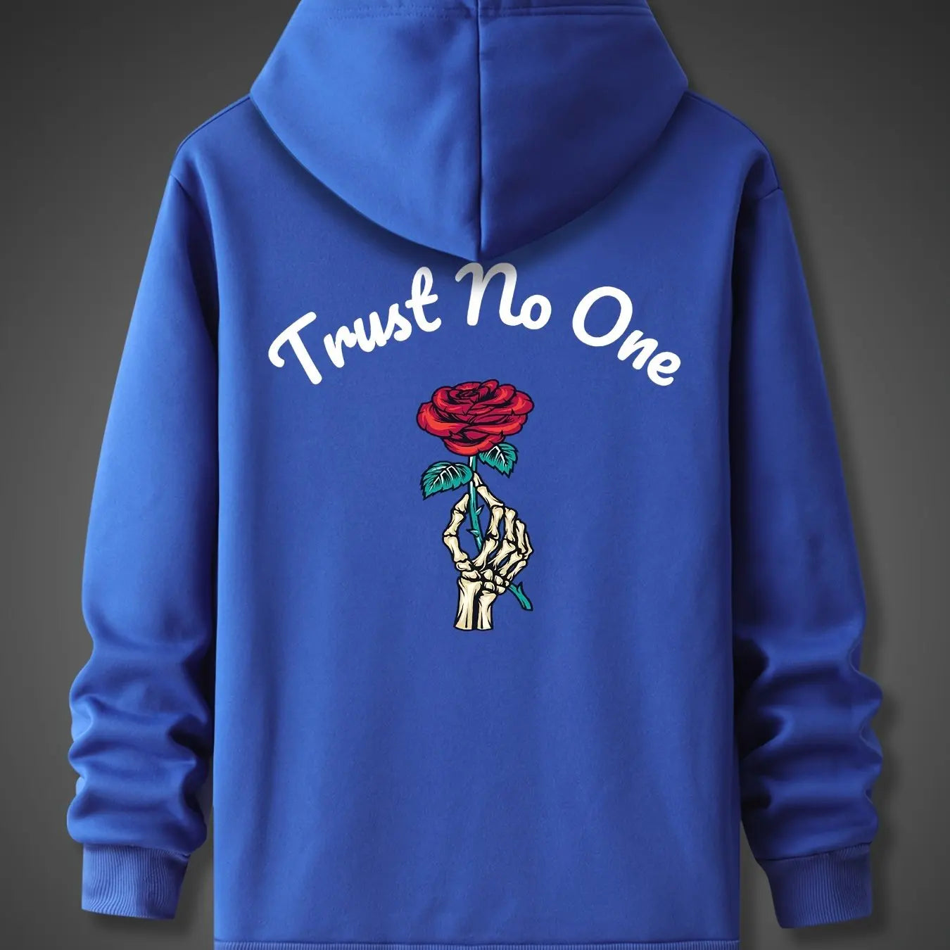 Hoodie Streetwear Noir – Sweat Unisexe avec Cartoon Rose et Cœurs