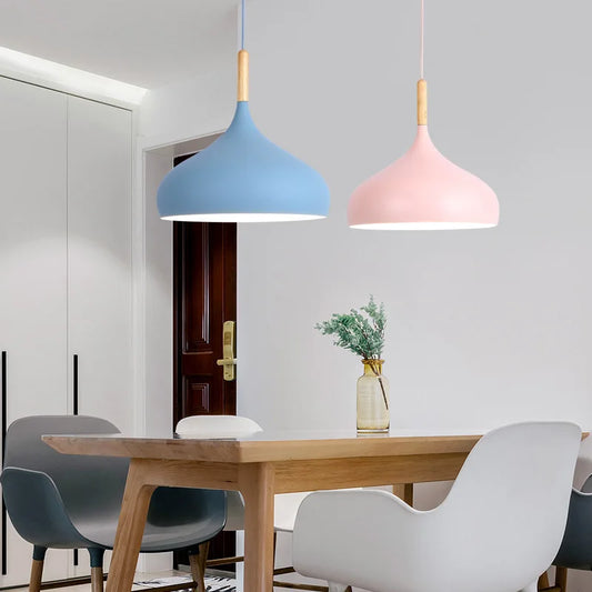 Suspension luminaire métal peint