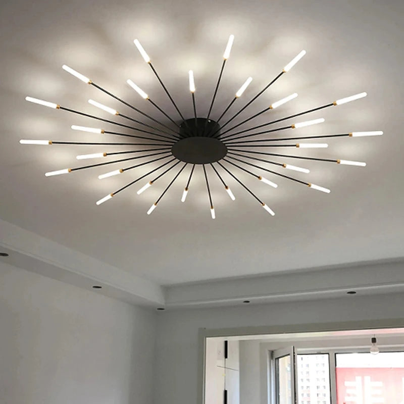 Plafonnier LED aluminium acrylique