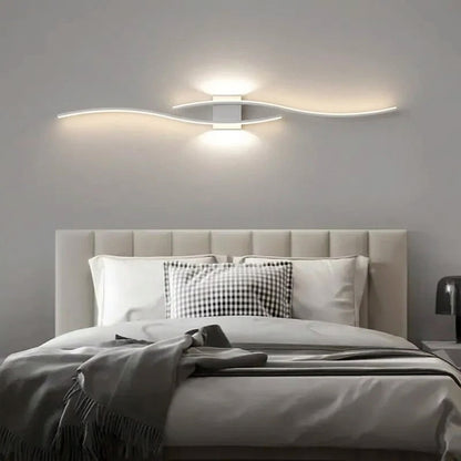 Applique murale aluminium tactile