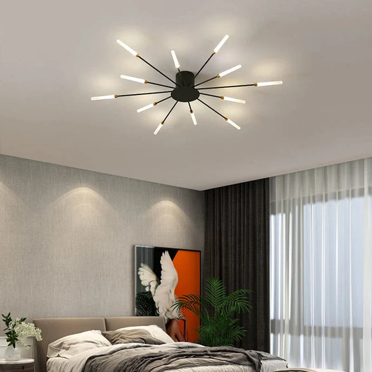 Plafonnier LED aluminium acrylique