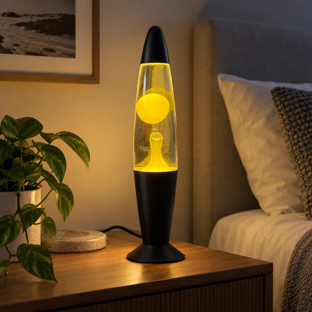 Lampe à lave métal