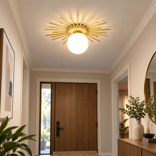 Plafonnier LED moderne fer