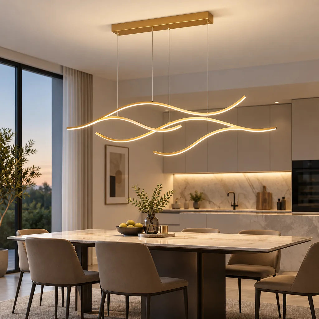 Suspension luminaire moderne métal