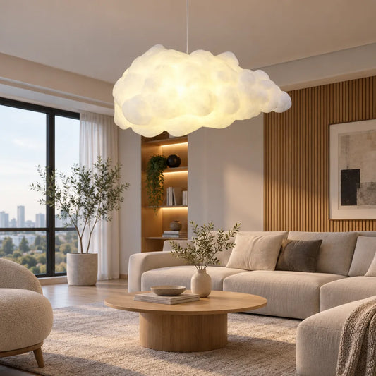 Suspension luminaire nuage LED