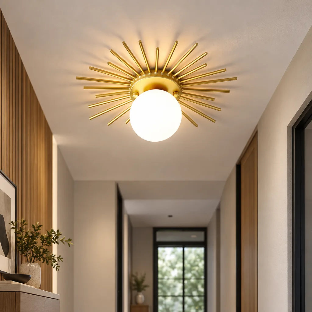 Plafonnier LED moderne fer