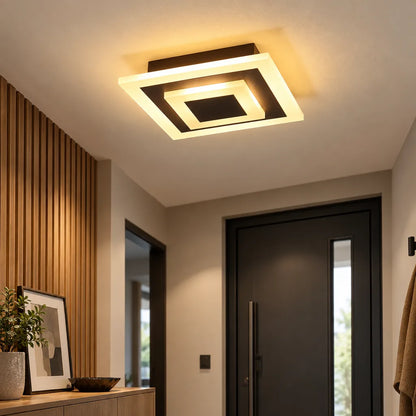 Plafonnier LED carré moderne