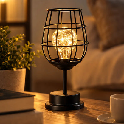 Lampe bouteille vin décorative